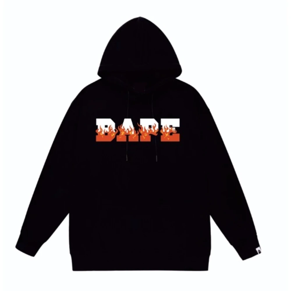 トップス BAPE FLAME PULLOVER HOODIE BAPE Flame Print Black Pullover Hoodie | America Suits